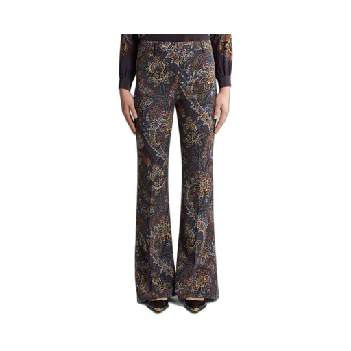 Paisley Printed Cady Trousers
