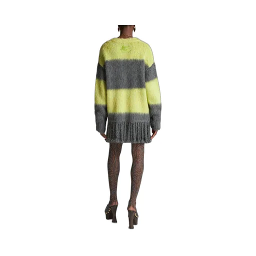 Crewneck Long-Sleeved Cardigan