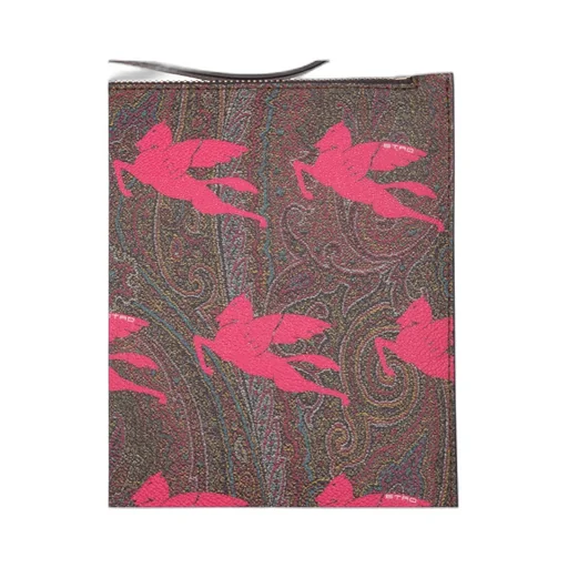 Pegasus Paisley-Print Clutch Bag