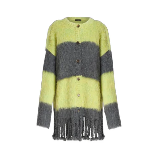 Crewneck Long-Sleeved Cardigan