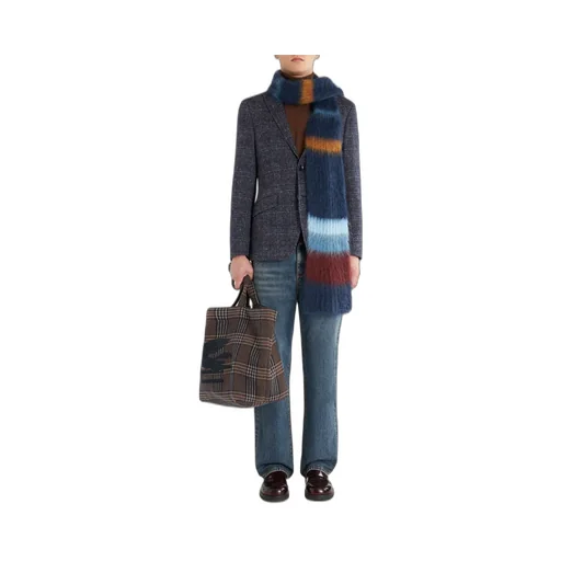 Checked Long Sleeved Blazer