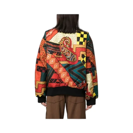 Reversible Zipped Bomber Jacket