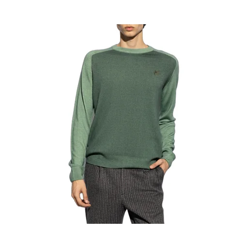 Logo Embroidered Crewneck Knitted Jumper