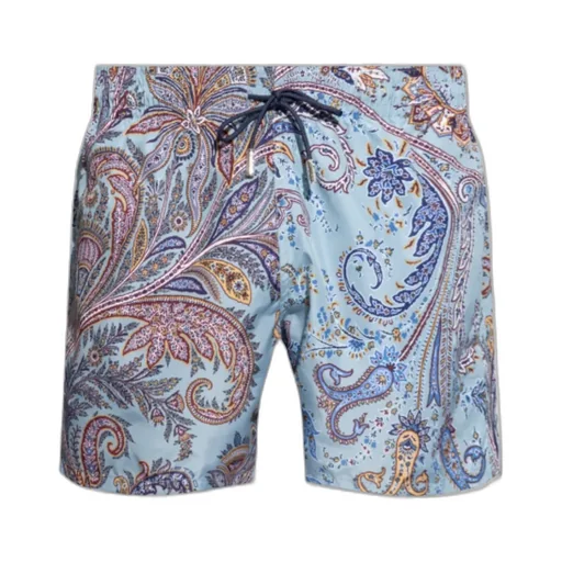 Paisley-Printed Swim Shorts
