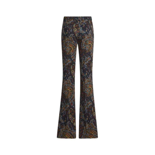 Paisley Printed Cady Trousers