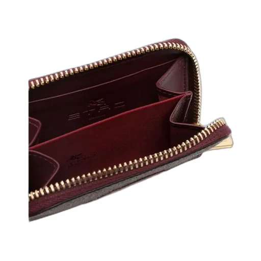 Paisley Print Zip-Around Card Holder