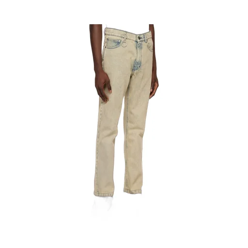 Washed Straight-Leg Jeans