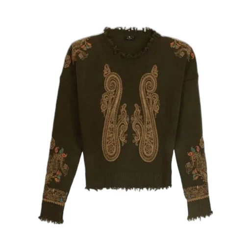 Embroidered Knit Jumper