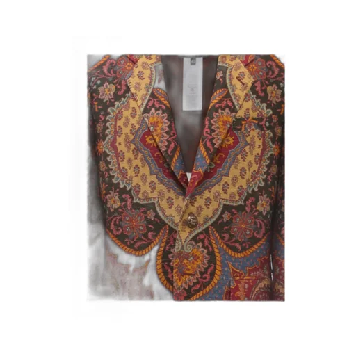 Paisley-Print Blazer