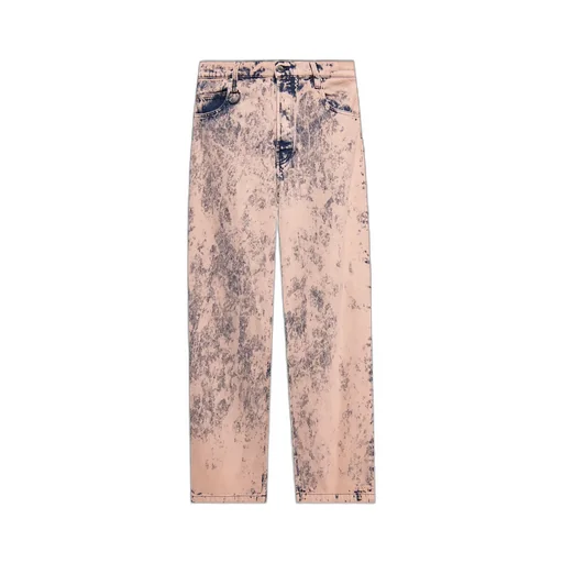 District Overdyed Wide-Leg Jeans