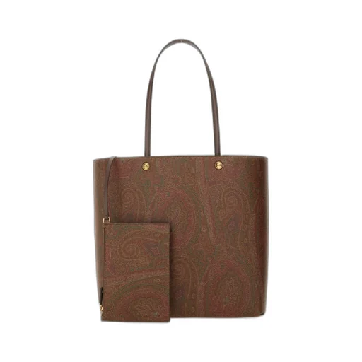 Paisley-Jacquard Tote Bag