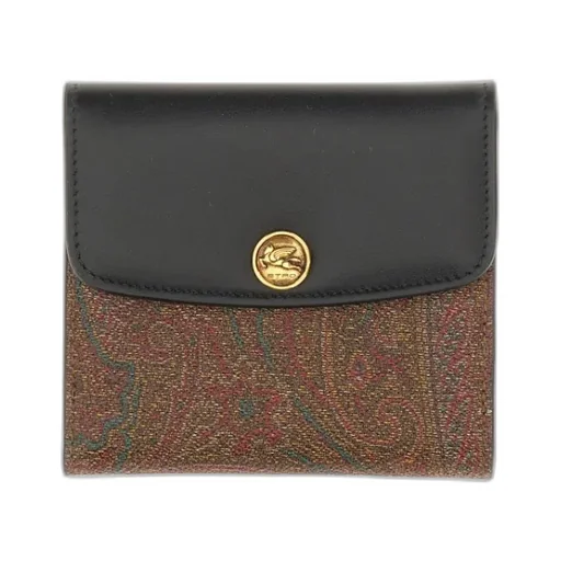 Paisley-Jacquard Folded Wallet