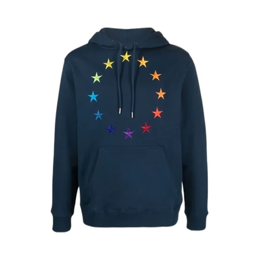 Circular Embroidered Hoodie