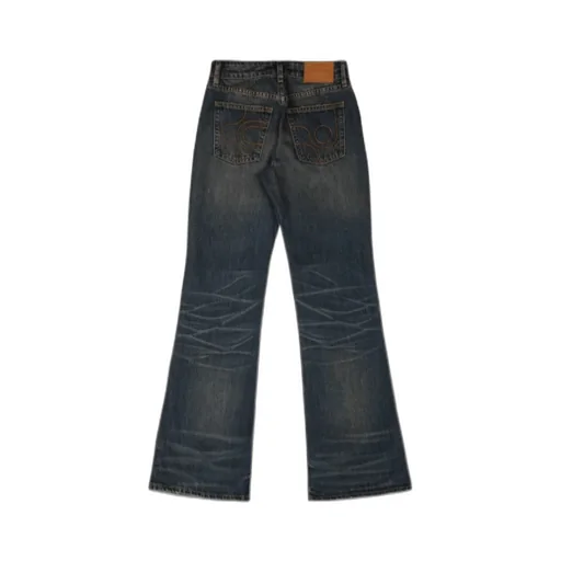 High-Waisted Flared Jeans