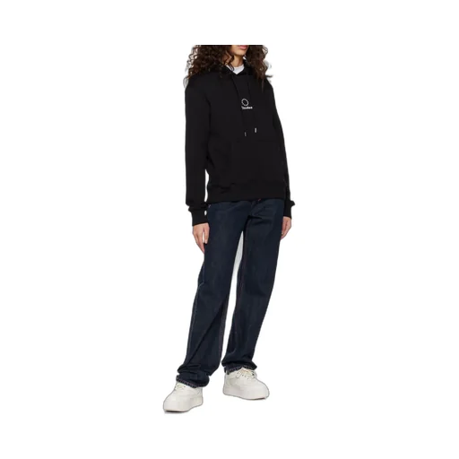 Logo Embroidered Drawstring Hoodie