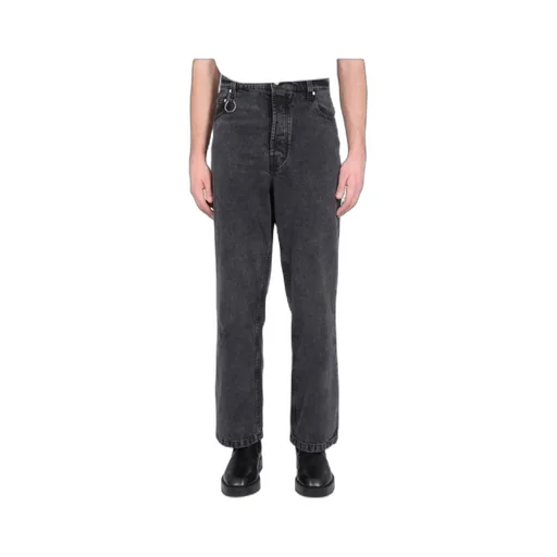 Mid-Rise Straight-Leg Jeans