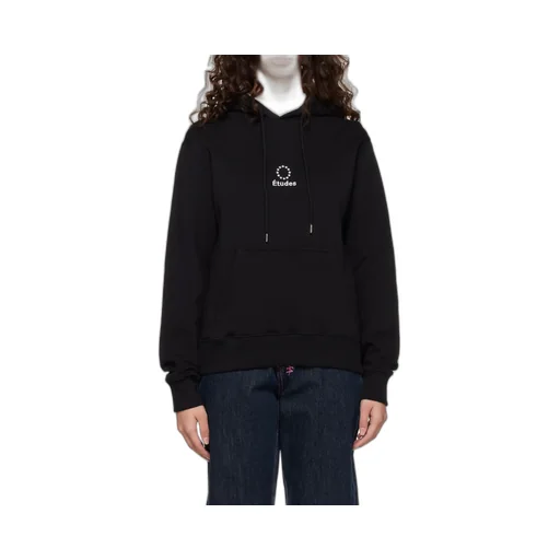 Logo Embroidered Drawstring Hoodie