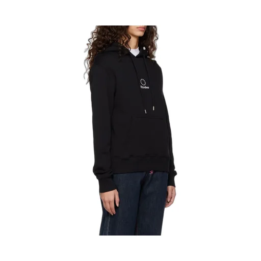 Logo Embroidered Drawstring Hoodie