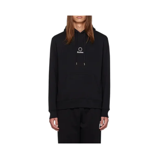 Logo Embroidered Drawstring Hoodie