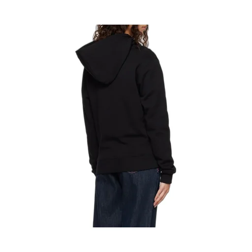Logo Embroidered Drawstring Hoodie