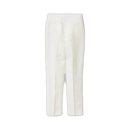 Tapered-Leg Tailored Trousers