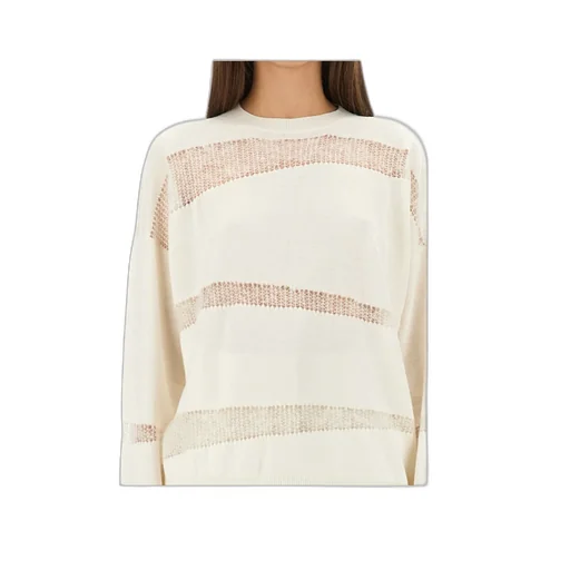 Striped Crew-Neck Sweater