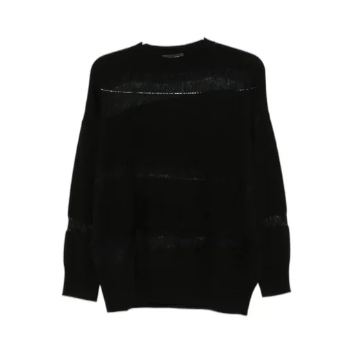 Mesh-Panel Sweater