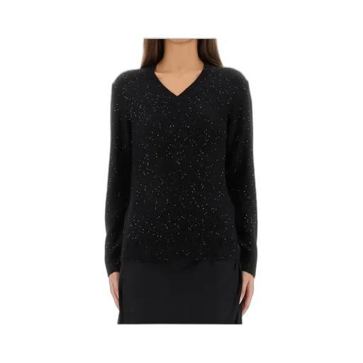 V-Neck Embellished Sweater