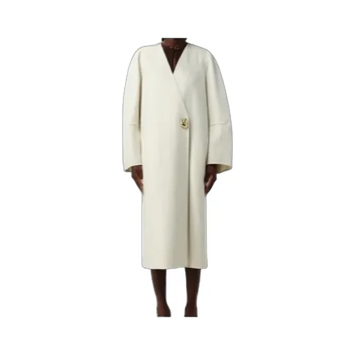 Single-Button Wrap Coat