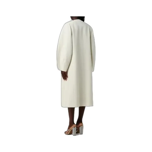 Single-Button Wrap Coat