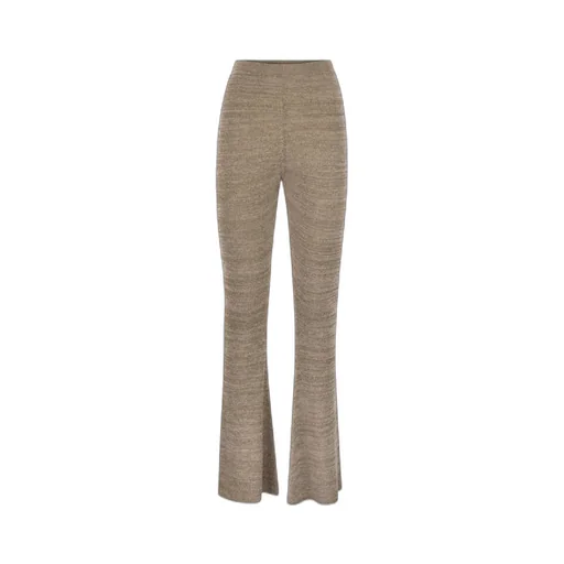 Flared Knitted Trousers