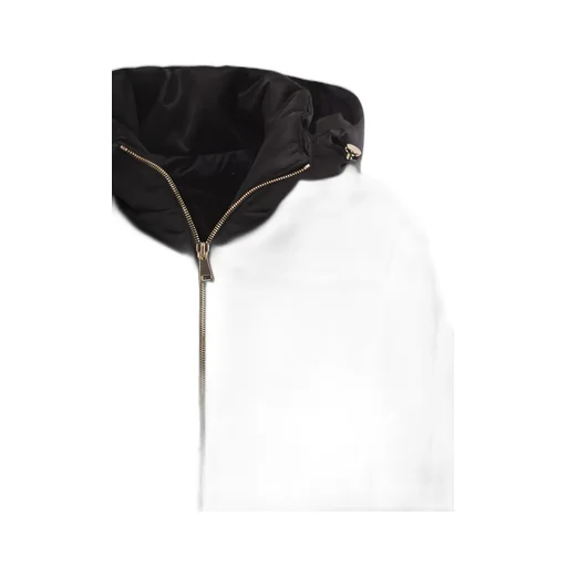 Hooded Padded Velvet Jacket