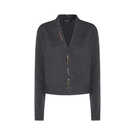 Bead-Embellished Cardigan