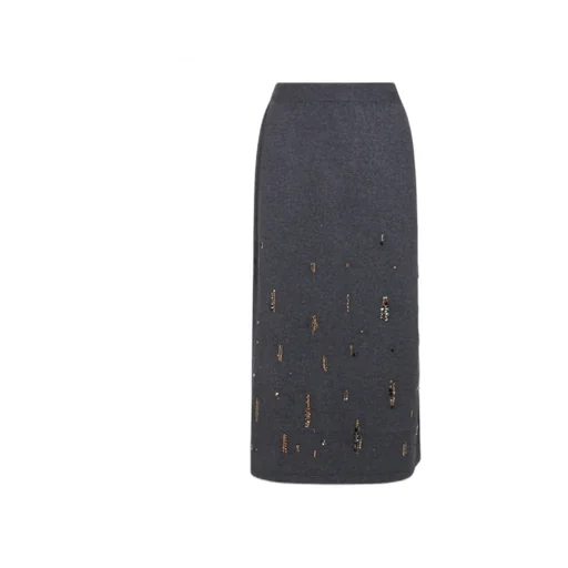 Bead-Embellished Skirt