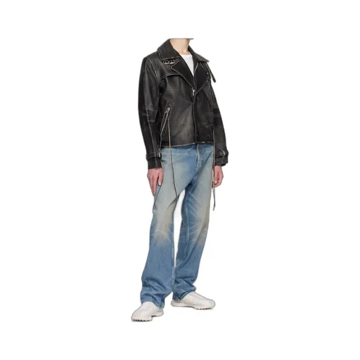 Long Sleeve Leather Jacket
