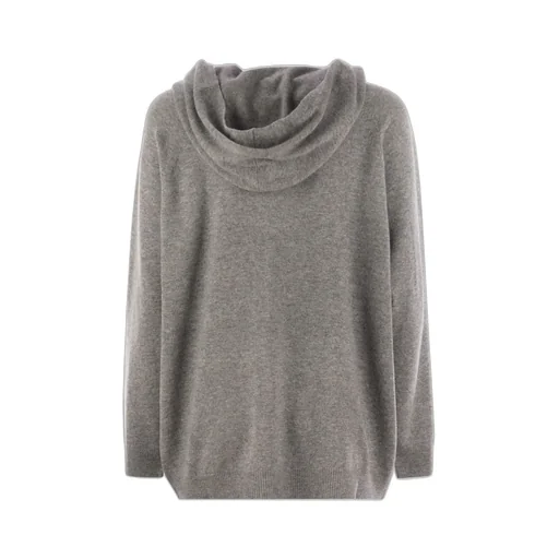 Long-Sleeved Ribbed Hoodie