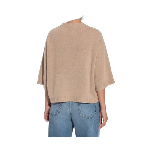 Three Quarter Sleeved Knitted Jumper