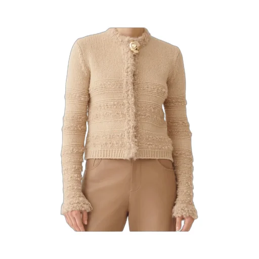 Crew-Neck Cardigan