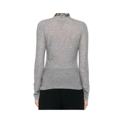 Sequin High Neck Jumper