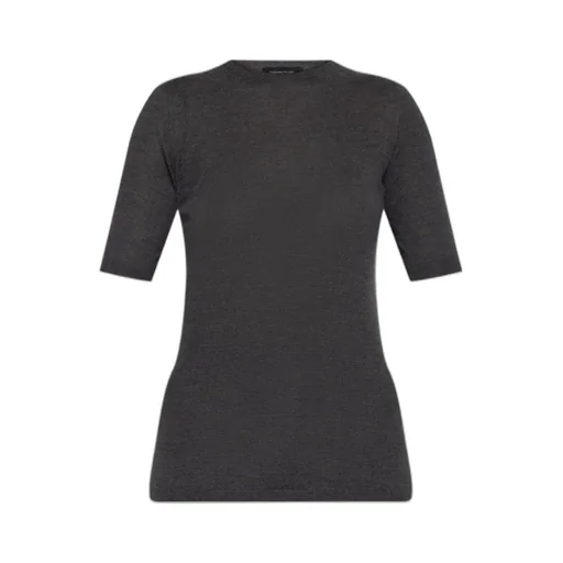 Short-Sleeved Knitted Sweater
