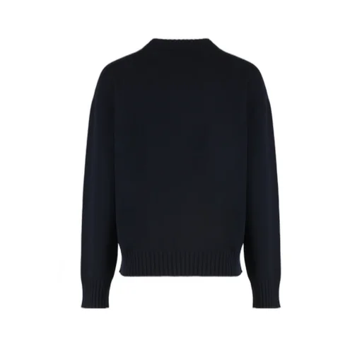 Ribbed-Knit Crew-Neck Sweater