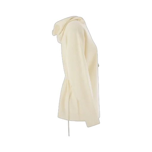 Drawstring Knitted Hoodie