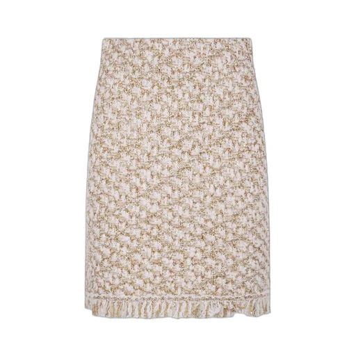 Fringed A-Line Mini Skirt