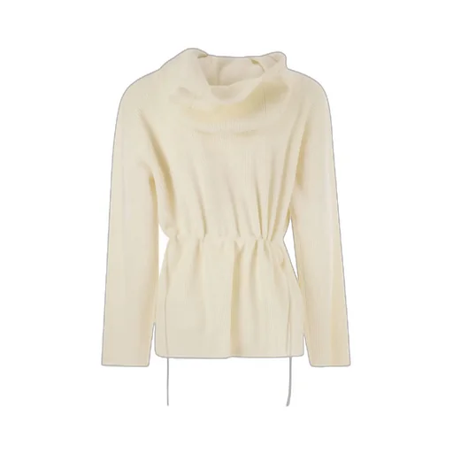 Drawstring Knitted Hoodie