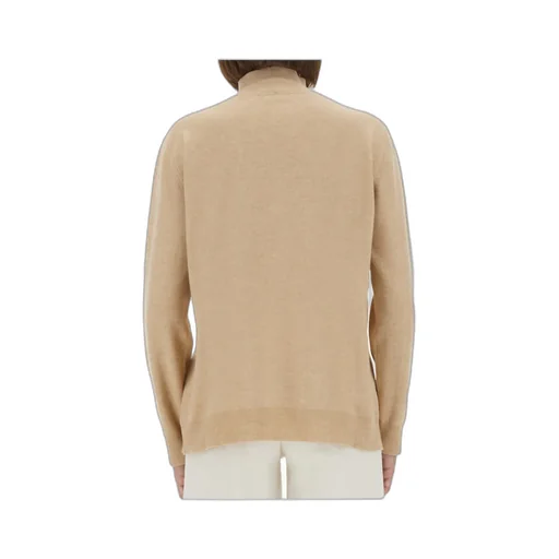 Turtleneck Button-Detailed Jumper