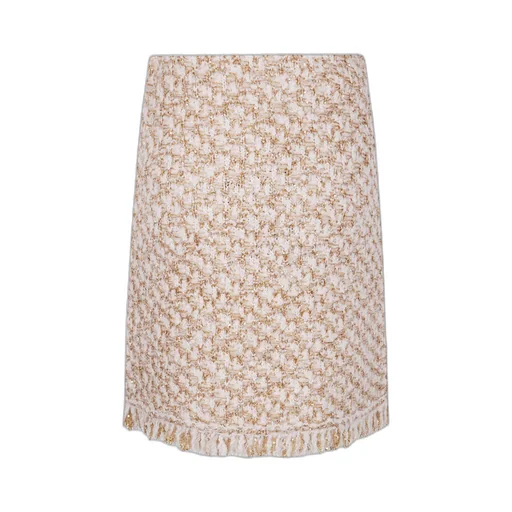 Fringed A-Line Mini Skirt