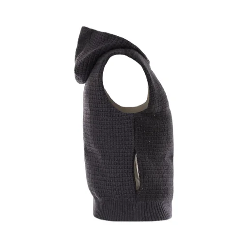 Embellished Zipped Hooded Gilet