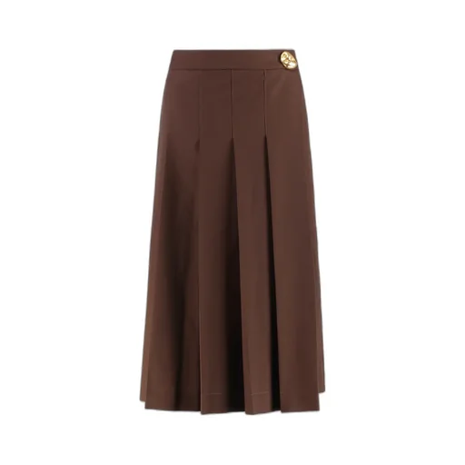 Pleated Midi Skirt