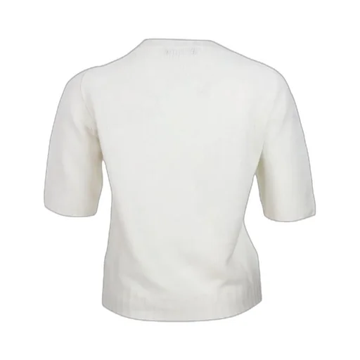 Embellished Eyelet-Detailing Sweater