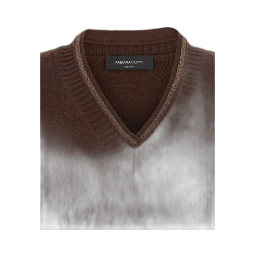 V-Neck Embellished Jumper